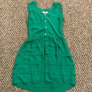 Women’s green dress